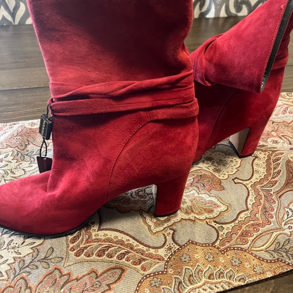NAPOLEONI Beautiful New red boots - Picture 4 of 8